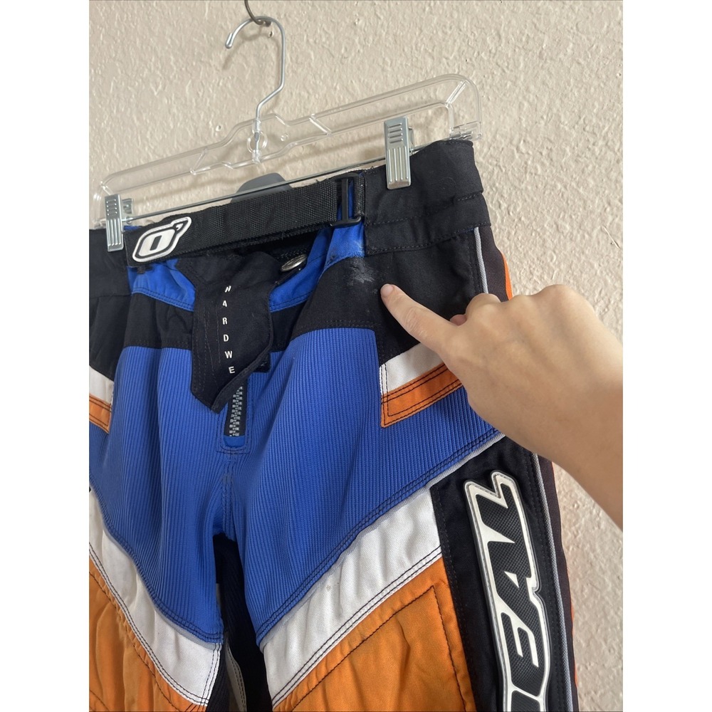 O'Neal Motocross Pants Men's 30" Black Blue & Orange - Picture 2 of 13